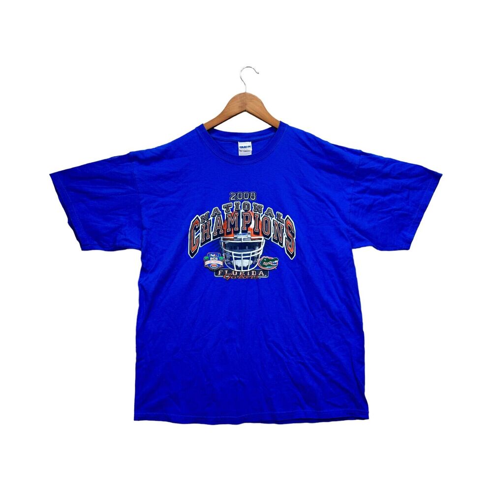 Vintage UF Florida Gators T-Shirt Football National Champions NCAA 2008 XL